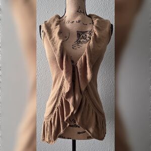 Absolutely Women's Small Open Front Cardigan Soft Knit Coastal Grandma